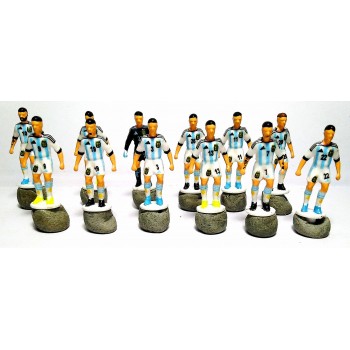 Subbuteo Andrew Table Soccer Argentina 2022 World Cup Winners only 12 figures,no bases,no box